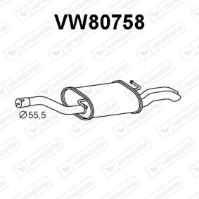 VOLKSWAGEN Endschalldämpfer von VENEPORTE