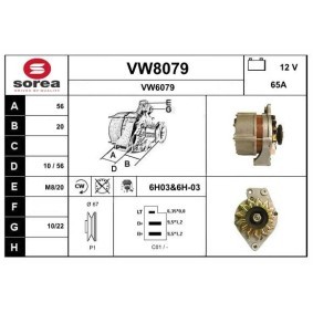 Köp Generator av SNRA VW8079 till det låga priset 1477,13 kr