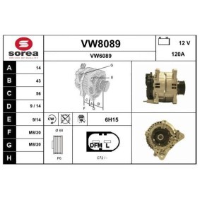 Lichtmaschine von SNRA