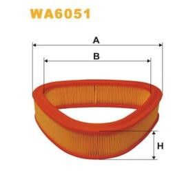 Køb Luftfilter af WIX FILTERS WA6051 til den lave pris 99,52 DKK