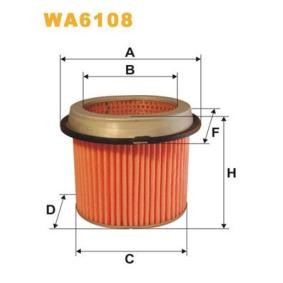 Luftfilter WA6108 von WIX FILTERS günstig für 12,99 € online kaufen