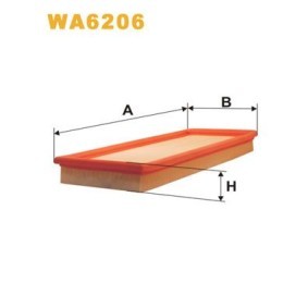 Köp Luftfilter av WIX FILTERS WA6125 till det låga priset 463,53 kr