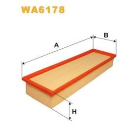 Køb Luftfilter af WIX FILTERS WA6178 til den lave pris 75,13 DKK