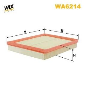 OPEL Luftfilter von WIX FILTERS