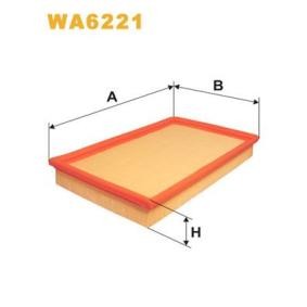 Kjøp Luftfilter av WIX FILTERS WA6221 til den lave prisen 97,22 NOK