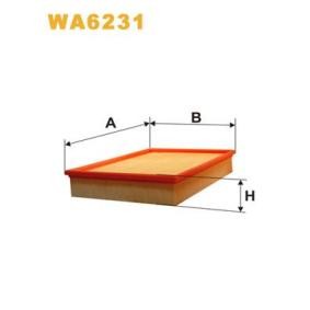 Kjøp Luftfilter av WIX FILTERS WA6231 til den lave prisen 259,98 NOK