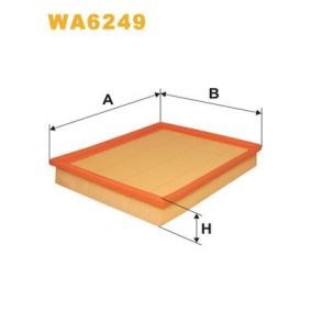 Køb Luftfilter af WIX FILTERS WA6249 til den lave pris 60,23 DKK