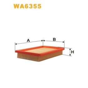 Køb Luftfilter af WIX FILTERS WA6355 til den lave pris 65,42 DKK