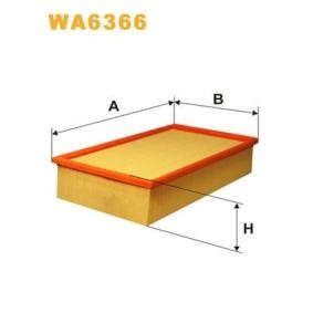 Compre Filtro de ar da WIX FILTERS WA6366 a um preço baixo por 15,32 €