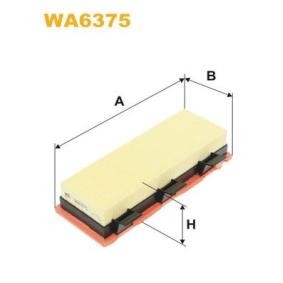 RENAULT Luftfilter von WIX FILTERS