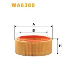 Kjøp Luftfilter av WIX FILTERS WA6380 til den lave prisen 159,25 NOK