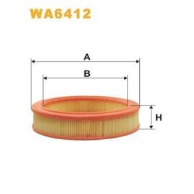 Kjøp Luftfilter av WIX FILTERS WA6412 til den lave prisen 98,33 NOK