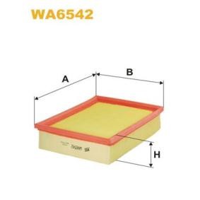 Køb Luftfilter af WIX FILTERS WA6542 til den lave pris 128,05 DKK
