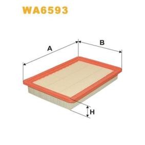 Kjøp Luftfilter av WIX FILTERS WA6593 til den lave prisen 221,94 NOK