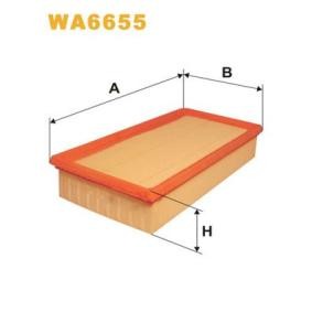 Luftfilter von WIX FILTERS WA6655