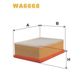 Kjøp Luftfilter av WIX FILTERS WA6668 til den lave prisen 188,43 NOK