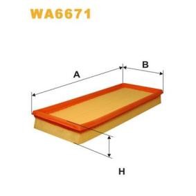 Compre Filtro de ar da WIX FILTERS WA6671 a um preço baixo por 6,31 €