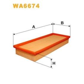 FORD Luftfilter von WIX FILTERS
