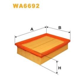 Luftfilter WA6692 von WIX FILTERS günstig für 51,94 € online kaufen