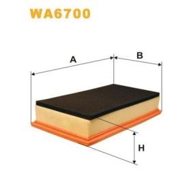 Kjøp Luftfilter av WIX FILTERS WA6700 til den lave prisen 213,27 NOK