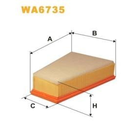 Luftfilter WA6735 von WIX FILTERS günstig für 51,78 € online kaufen