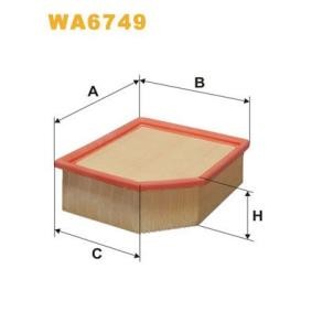 Kjøp Luftfilter av WIX FILTERS WA6749 til den lave prisen 169,22 NOK