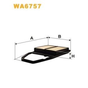 Compre Filtro de ar da WIX FILTERS WA6757 a um preço baixo por 18,87 €