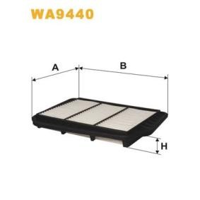 Køb Luftfilter af WIX FILTERS WA9440 til den lave pris 87,59 DKK