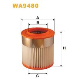 Luftfilter für AUDI von WIX FILTERS