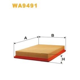 Luftfilter WA9491 von WIX FILTERS günstig für 50,95 € online kaufen