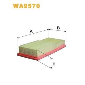 Kjøp Luftfilter av WIX FILTERS WA9570 til den lave prisen 415,46 NOK