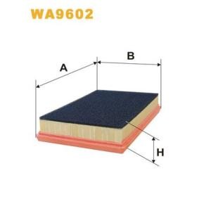 Kjøp Luftfilter av WIX FILTERS WA9602 til den lave prisen 138,88 NOK