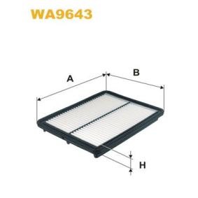 Luftfilter WA9643 von WIX FILTERS günstig für 57,78 € online kaufen