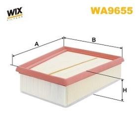 Kjøp Luftfilter av WIX FILTERS WA9655 til den lave prisen 172,63 NOK