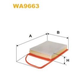 Kjøp Luftfilter av WIX FILTERS WA9663 til den lave prisen 202,82 NOK