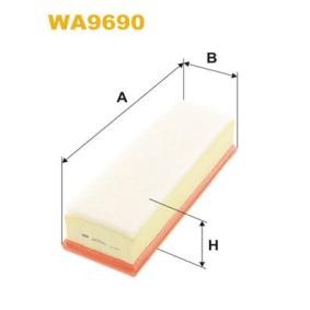 Luftfilter WA9690 von WIX FILTERS günstig für 29,79 € online kaufen