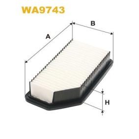 Kjøp Luftfilter av WIX FILTERS WA9743 til den lave prisen 222,28 NOK