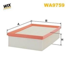 Compre Filtro de ar da WIX FILTERS WA9759 a um preço baixo por 25,93 €