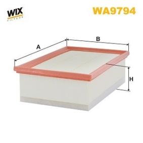 Köp Luftfilter av WIX FILTERS WA9794 till det låga priset 212,67 kr