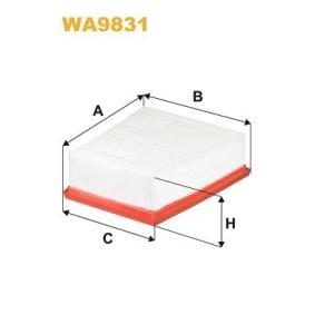 Kjøp Luftfilter av WIX FILTERS WA9831 til den lave prisen 161,59 NOK