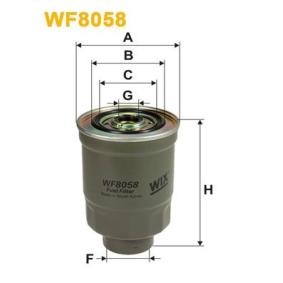 Comprar Filtro combustible de WIX FILTERS WF8058 a bajo precio de 53,00 €