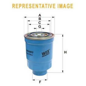 Kjøp Drivstoffilter av WIX FILTERS WF8062 til den lave prisen 189,04 NOK