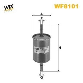 Achetez des Filtre à carburant WIX FILTERS WF8101 à prix pour 24,81 €