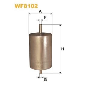 Achetez des Filtre à carburant WIX FILTERS WF8102 à prix pour 50,89 €