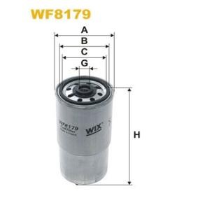 Achetez des Filtre à carburant WIX FILTERS WF8179 à prix pour 48,00 €