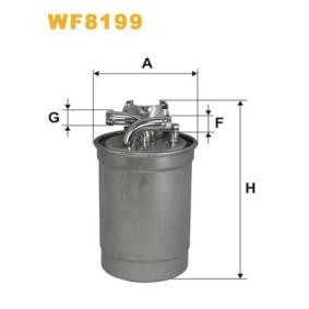 Kjøp Drivstoffilter av WIX FILTERS WF8199 til den lave prisen 376,33 NOK