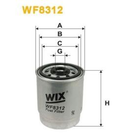Achetez des Filtre à carburant WIX FILTERS WF8312 à prix pour 52,25 €