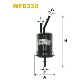 Kjøp Drivstoffilter av WIX FILTERS WF8332 til den lave prisen 271,98 NOK