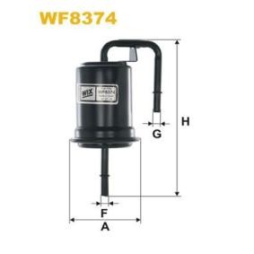 Kjøp Drivstoffilter av WIX FILTERS WF8374 til den lave prisen 322,75 NOK