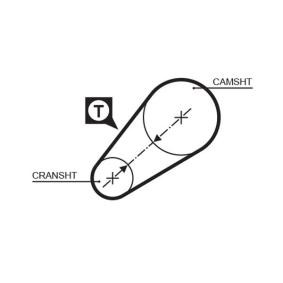 Achetez des Courroie de distribution GATES 5014 à prix pour 7,74 €